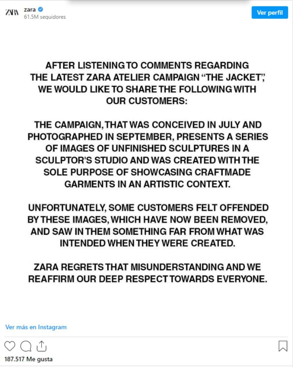 zara campaña gaza respuesta