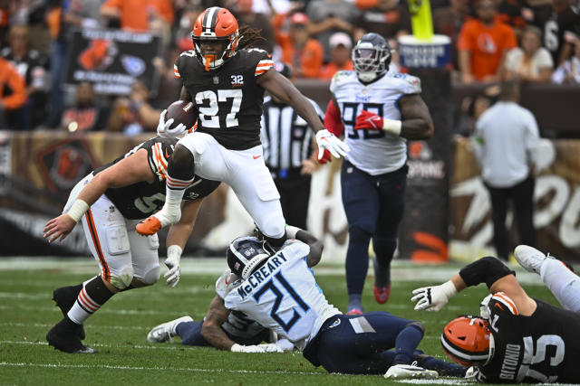 Myles Garrett, Cleveland's defense devour Titans, Deshaun Watson