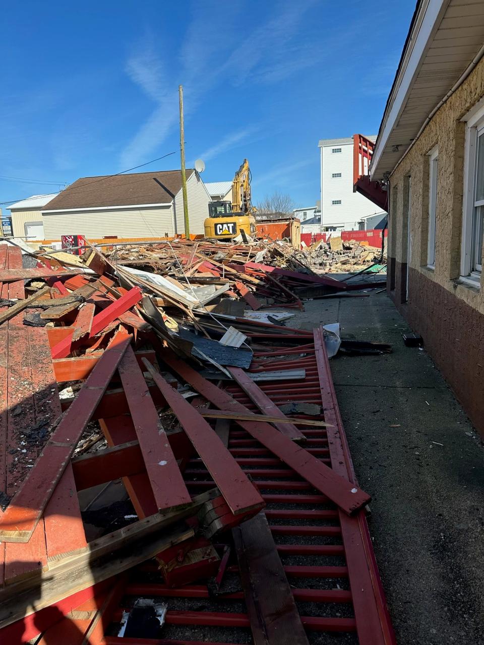 The Offshore Motel in Seaside Heights was demolished last week.