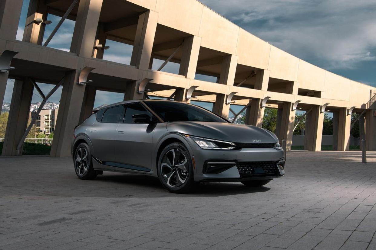 The 2022 Kia EV6, an electric crossover, “marks a new and transformative era,” says Sean Yoon, CEO of Kia North America.