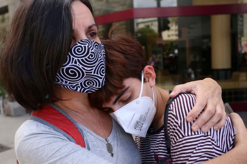 FILE PHOTO: Protest against violence towards women in Buenos Aires