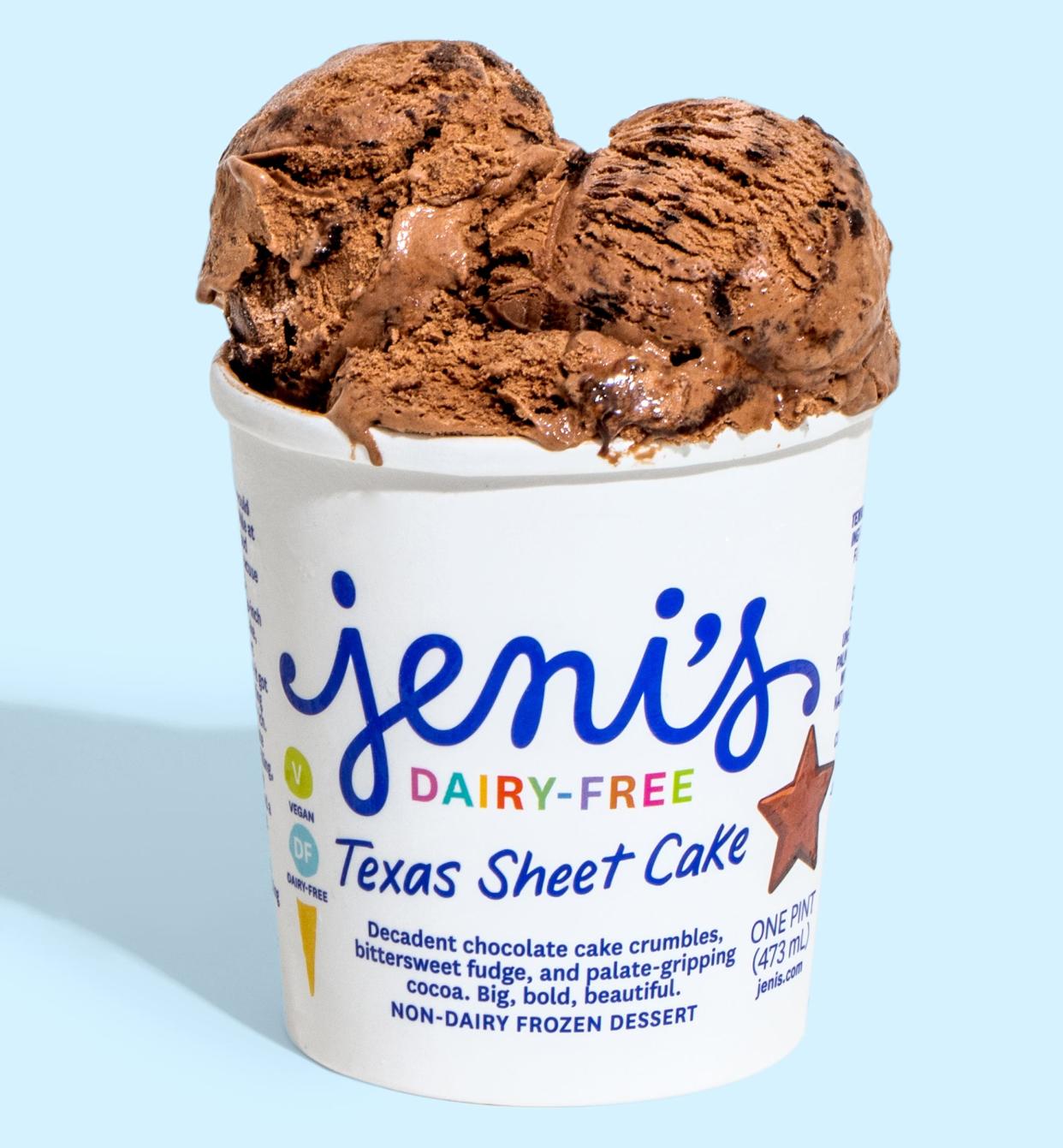 This promotional photo from Jeni's Splendid Ice Creams shows a cup of dairy-free Texas Sheet Cake ice cream. A location is now open at Factory 52 in Norwood, 2755 Park Ave. Its hours are noon to 11 p.m. daily.