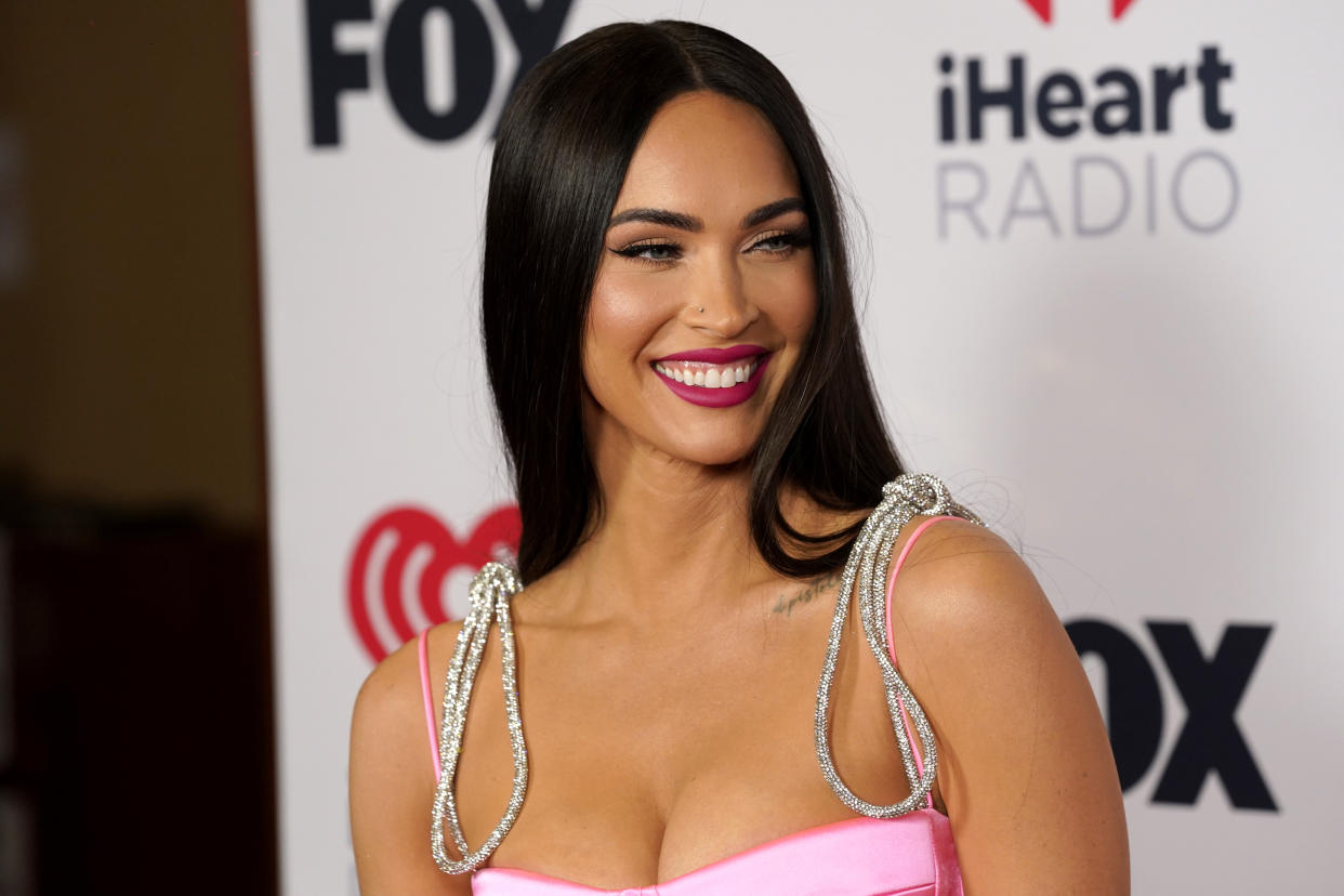 Megan Fox attends the iHeartRadio Music Awards at the Dolby Theatre on Thursday, May 27, 2021, in Los Angeles. (AP Photo/Chris Pizzello)