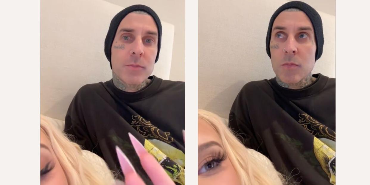 Alabama and Travis Barker on TikTok