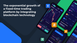 The exponential growth of a fixed-time trading platform by integrating blockchain technology