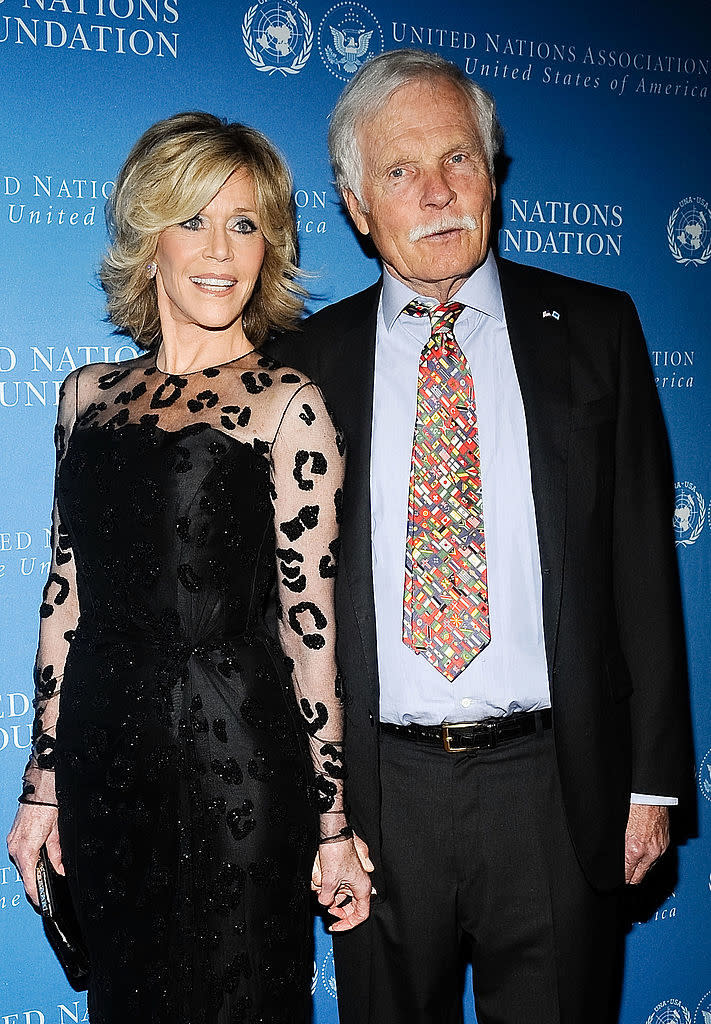 Jane Fonda and Ted Turner