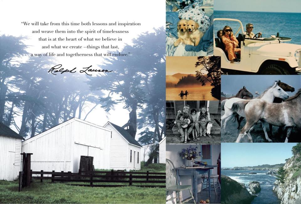 <p>“We will take from this time both lessons and inspiration and weave them into the spirit of timelessness that is at the heart of what we believe in and what we create – things that last, a way of life and togetherness that will endure.”</p>