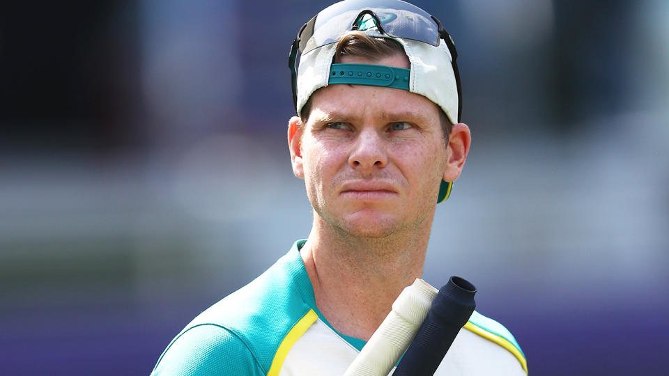 Steve Smith has been elevated to Test vice-captain after having served his two-year ban from holding leadership positions in Australian cricket. (Photo by Matthew Lewis-ICC/ICC via Getty Images)