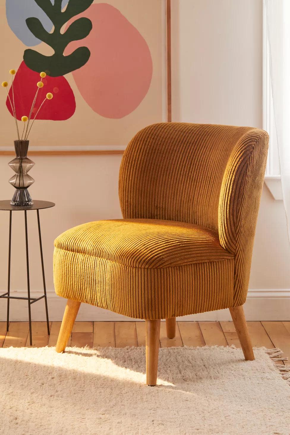 <p><a href="https://go.redirectingat.com?id=74968X1596630&url=https%3A%2F%2Fwww.urbanoutfitters.com%2Fshop%2Fbria-corduroy-chair2&sref=https%3A%2F%2Fwww.cosmopolitan.com%2Flifestyle%2Fg46887709%2Fmost-comfortable-accent-chairs%2F" rel="nofollow noopener" target="_blank" data-ylk="slk:Shop Now;elm:context_link;itc:0;sec:content-canvas" class="link rapid-noclick-resp">Shop Now</a></p><p>Bria Corduroy Chair</p><p>urbanoutfitters.com</p><p>$749.00</p>