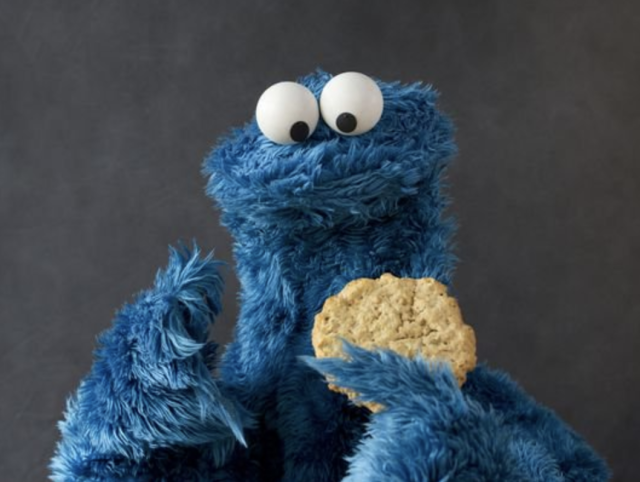 Raised on the street, Cookie Monster, Sesame Street, Cookie