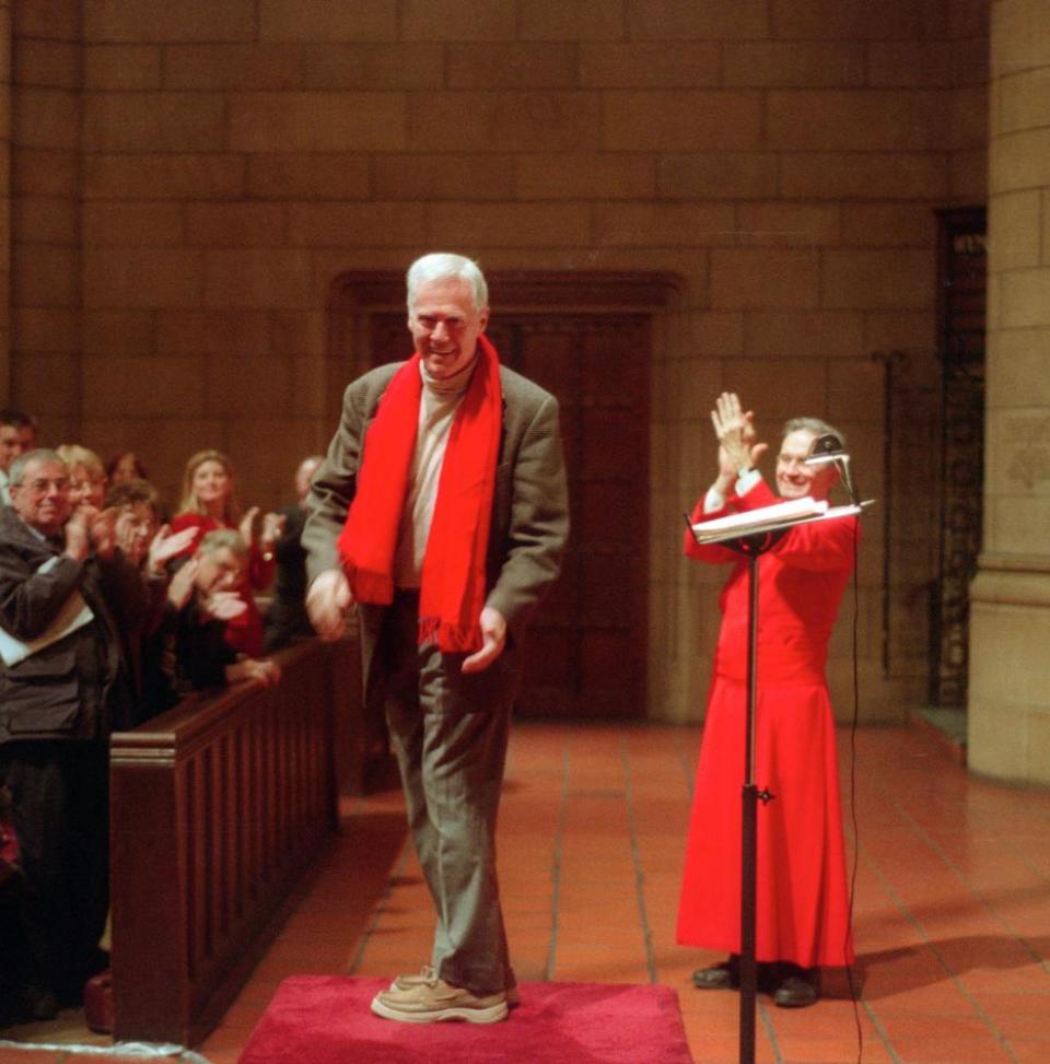 Ned Rorem en una presentación de su obra en la Iglesia de Santo Tomás, Nueva York, en 2003.