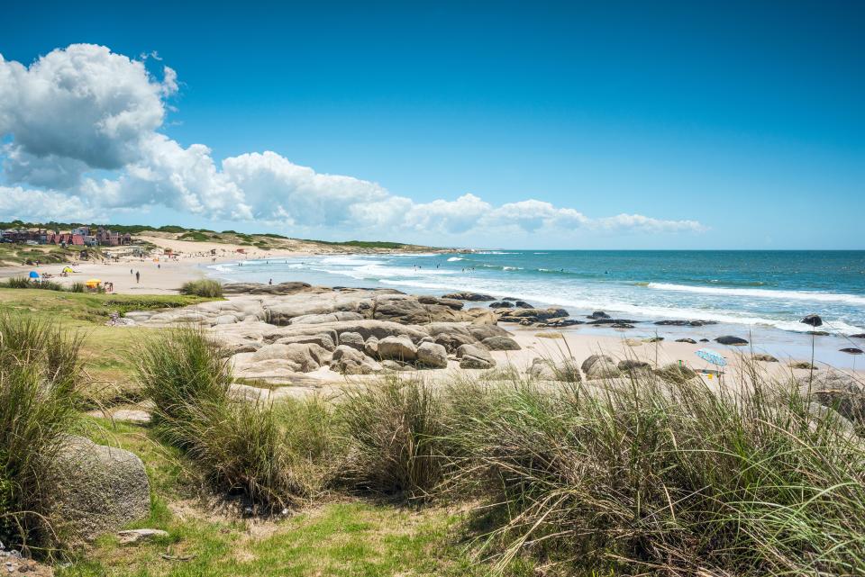 Punta del Diablo Beach, in Rocha, is a popular tourist site on the Uruguayan coast.
