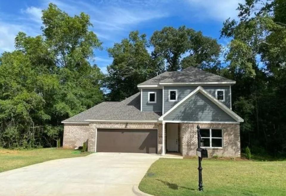 The new home at 42 Charlton Curve in Savannah Place provides four bedrooms and three full baths within 2,175 square feet of living space. The property is for sale for $324,000.