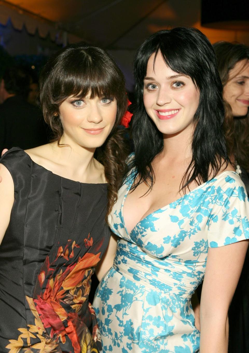 Zooey Deschanel and Katy Perry