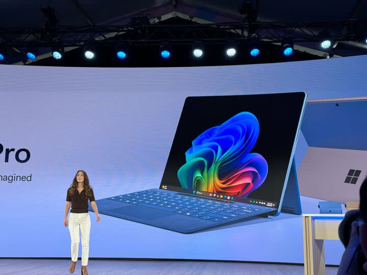 This is the new Copilot+ version of the Surface Pro.