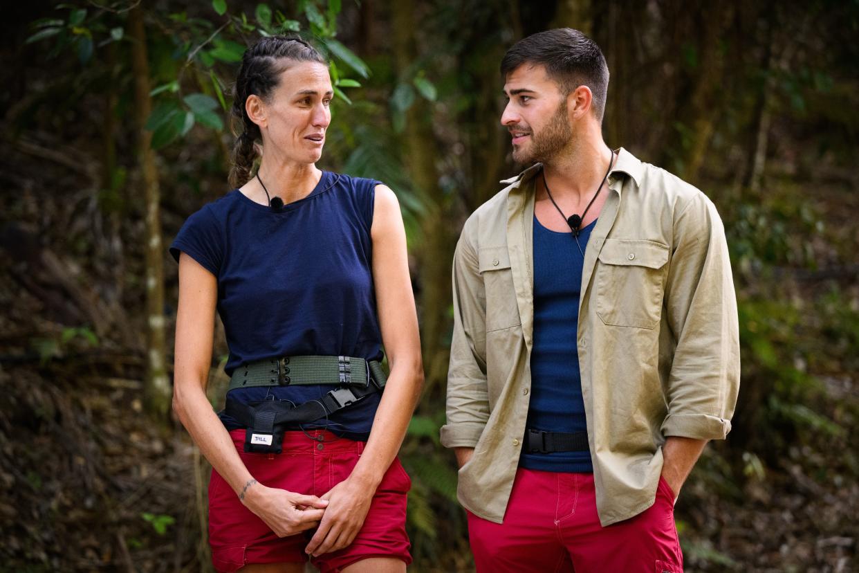 Jill Scott and Owen Warner are the favourites to win I'm A Celebrity. (Shutterstock/ITV)