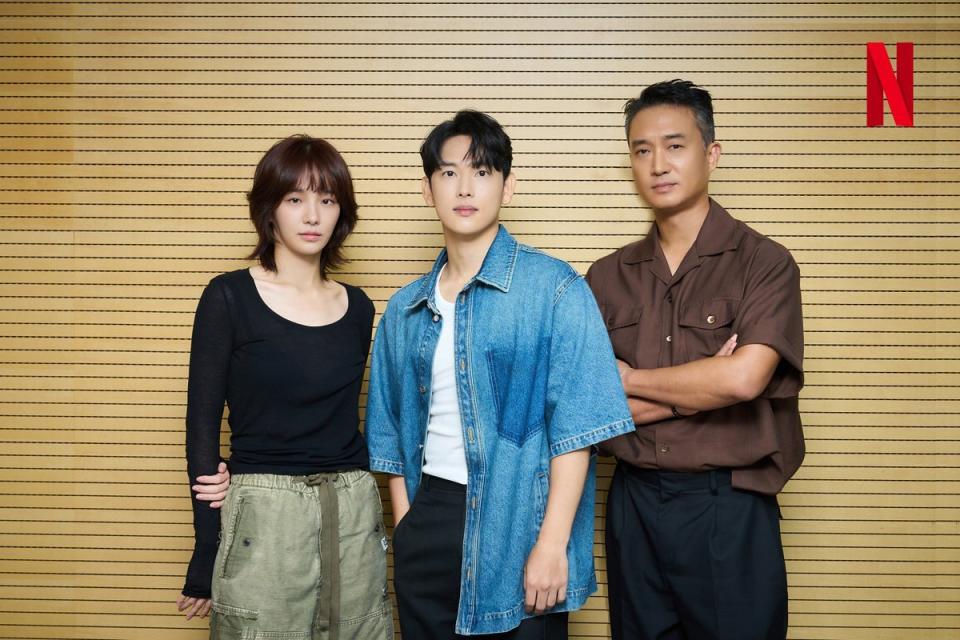 《螳螂》的3位殺手。（翻攝Netflix IG）