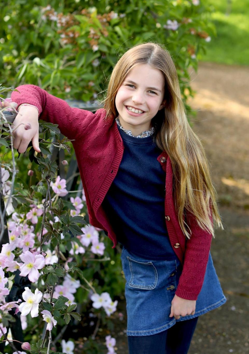 PHOTO: The Prince and Princess of Wales released a new image for Princess Charlotte's 9th birthday. (The Princess of Wales/X)