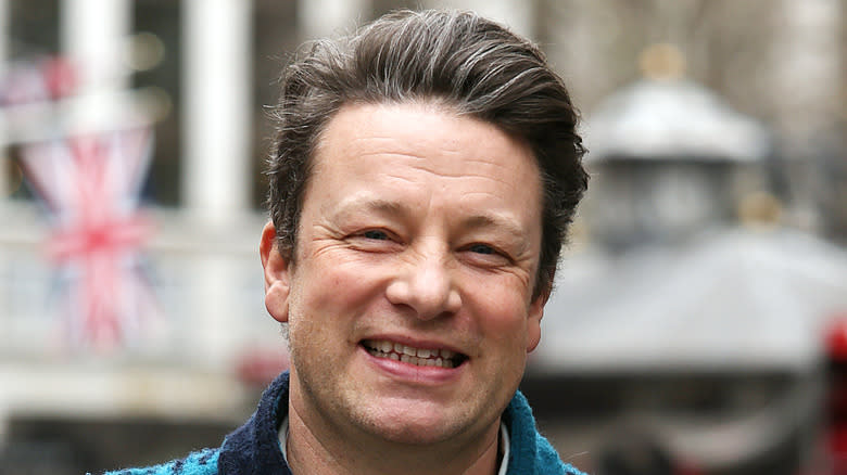 closeup of Jamie Oliver