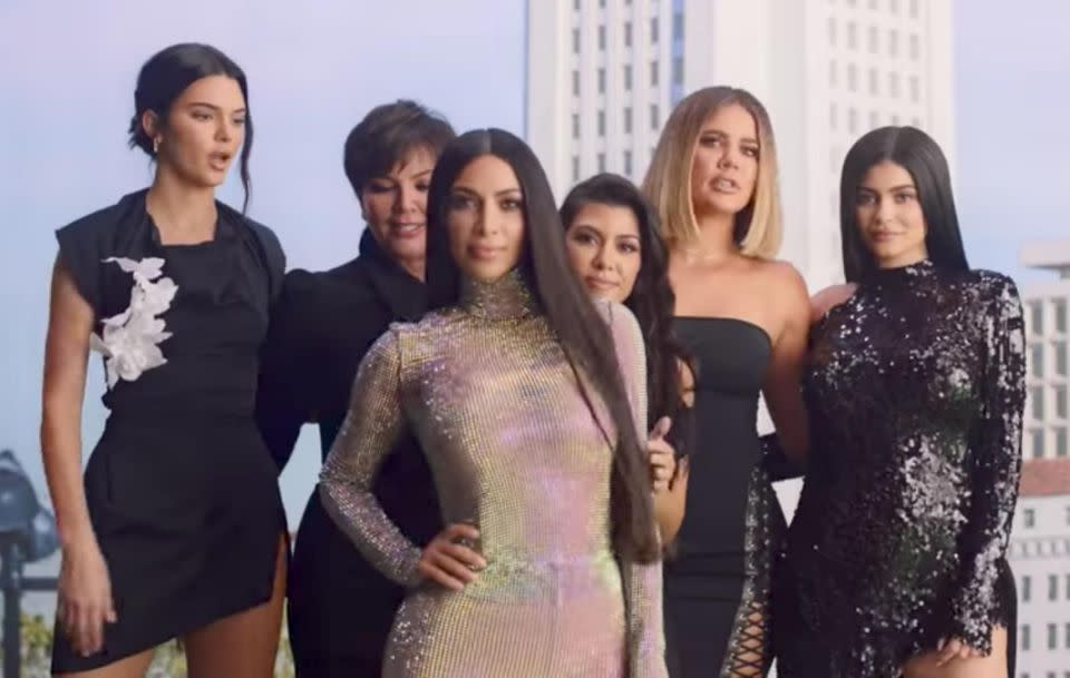 Kimmy K front and centre as always. Source: E! Entertainment