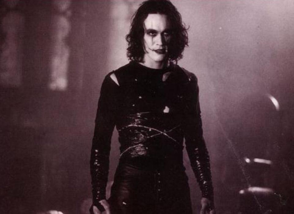 Brandon Lee died aged 28 after being shot while filming The Crow (Miramax Films)