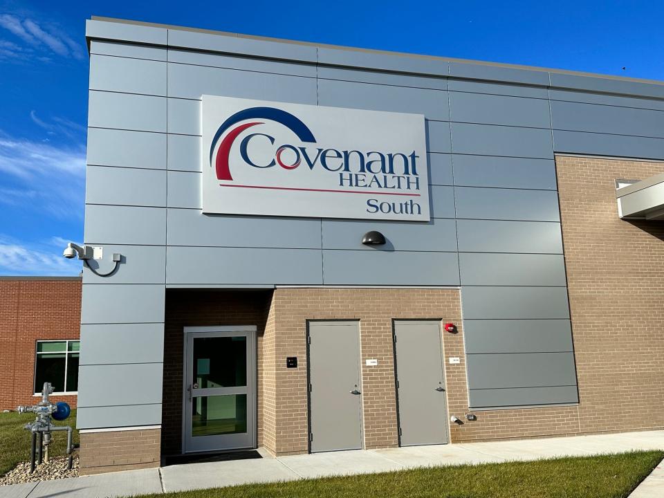 The Covenant Health South sign on the side of the Chapman Highway Covenant Health South facility on October 23, 2023.