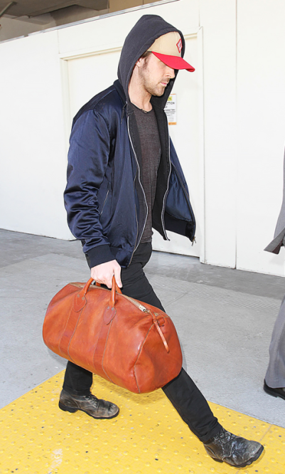 celebrity men duffle bag