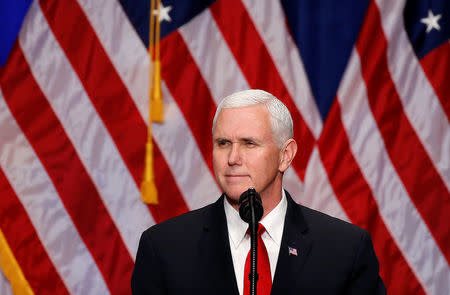 U.S. President Donald Trump delivers remarks regarding the Administration’s National Security Strategy at the Ronald Reagan Building and International Trade Center in Washington D.C.