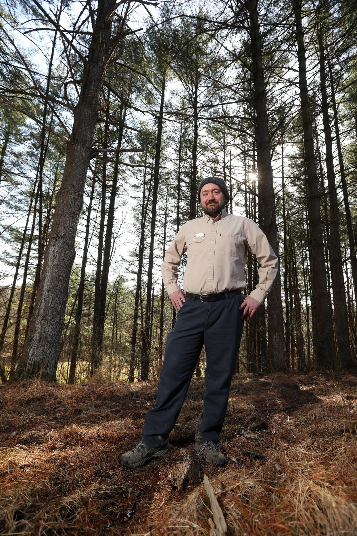 Micheal Durst is the new naturalist at Dillon State Park.