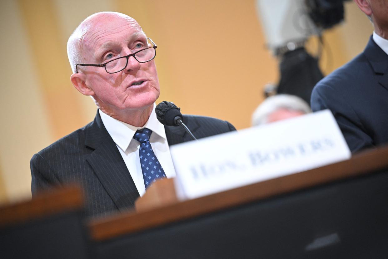 Rusty Bowers, Arizona House Speaker, at the fourth hearing by the House Select Committee to investigate the Jan. 6 attack on the U.S. Capitol on June 21, 2022. 