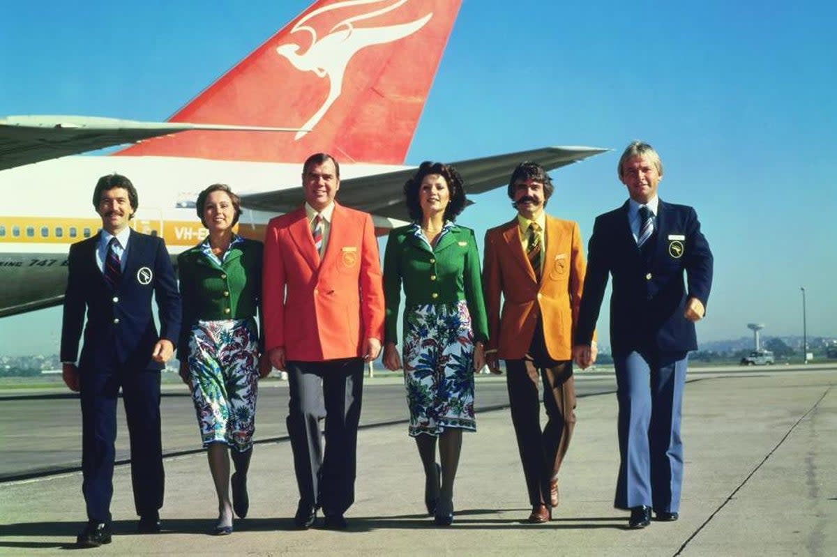 The vintage Qantas fusion of sporty-chic and business casual (Qantas)