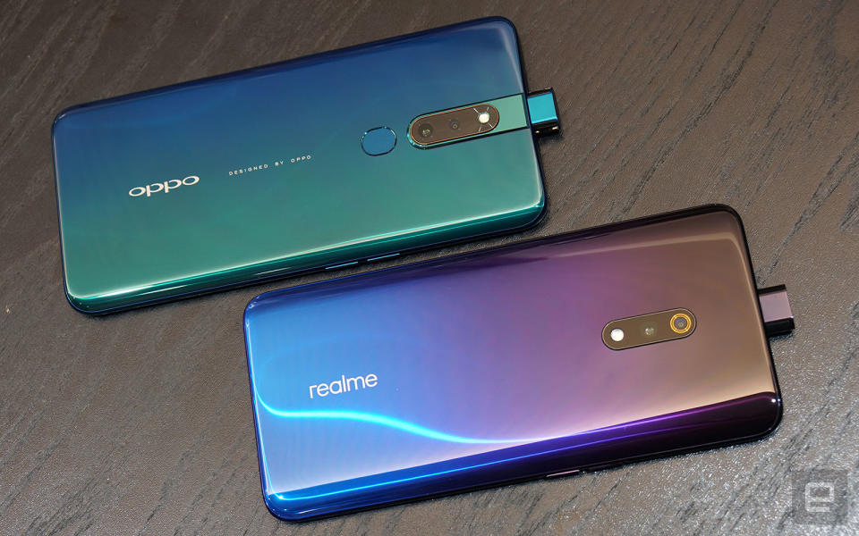 Oppo F11 Pro and Realme X