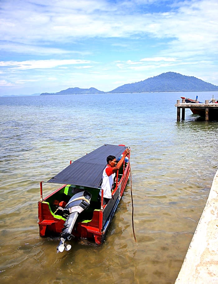 By water: From Ketapang Port, we must take a boat trip in order to reach Tanjung Putus and the other islands around Lampung bay. (