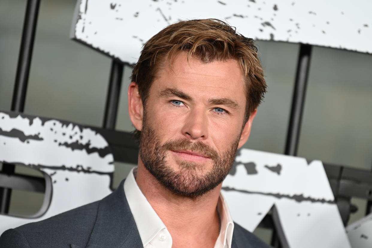 Chris Hemsworth en el estreno de 