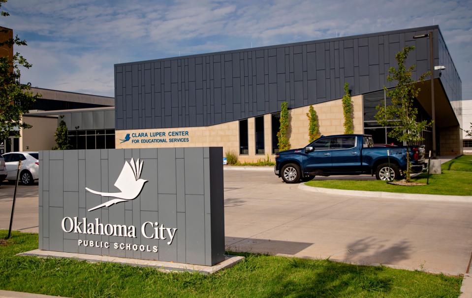 The Oklahoma City Public School administration building is seen in Oklahoma City.