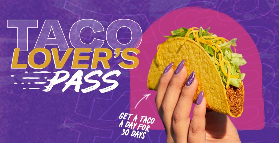 Taco Bell's Taco Lover's Pass is now available nationwide.