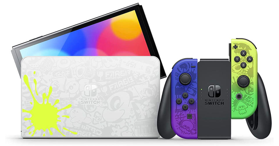 Switch OLED edición limitada Splatoon. Foto: Amazon