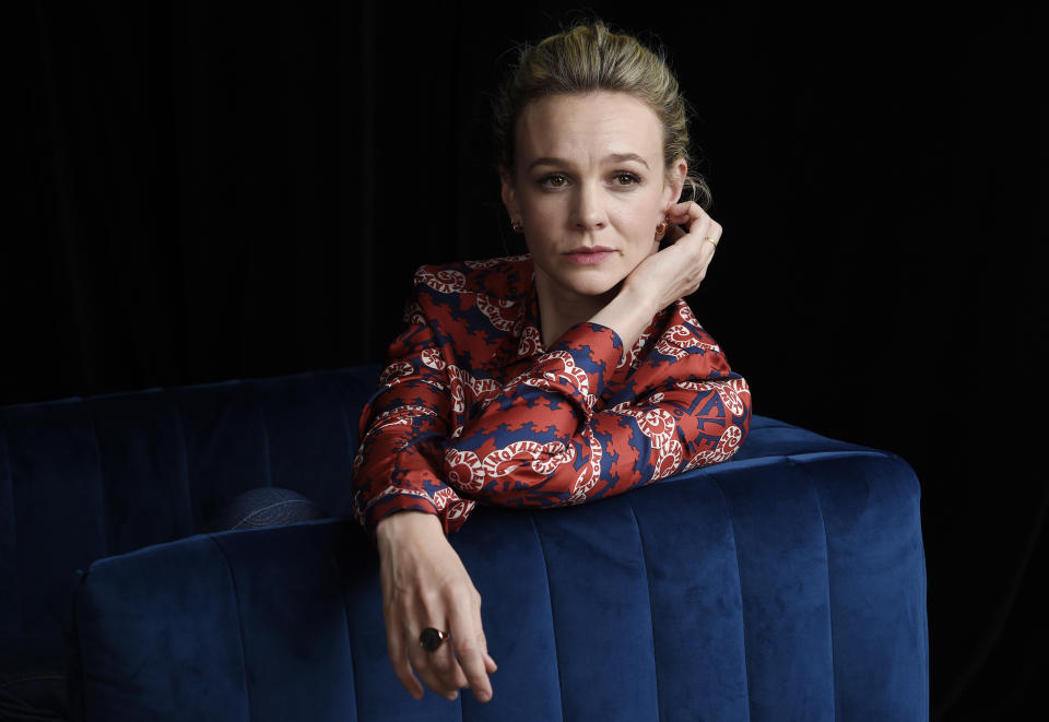 This Sept. 9, 2018 photo shows actress Carey Mulligan, a cast member in the film "Wildlife," posing for a portrait during the Toronto International Film Festival in Toronto. (Photo by Chris Pizzello/Invision/AP)