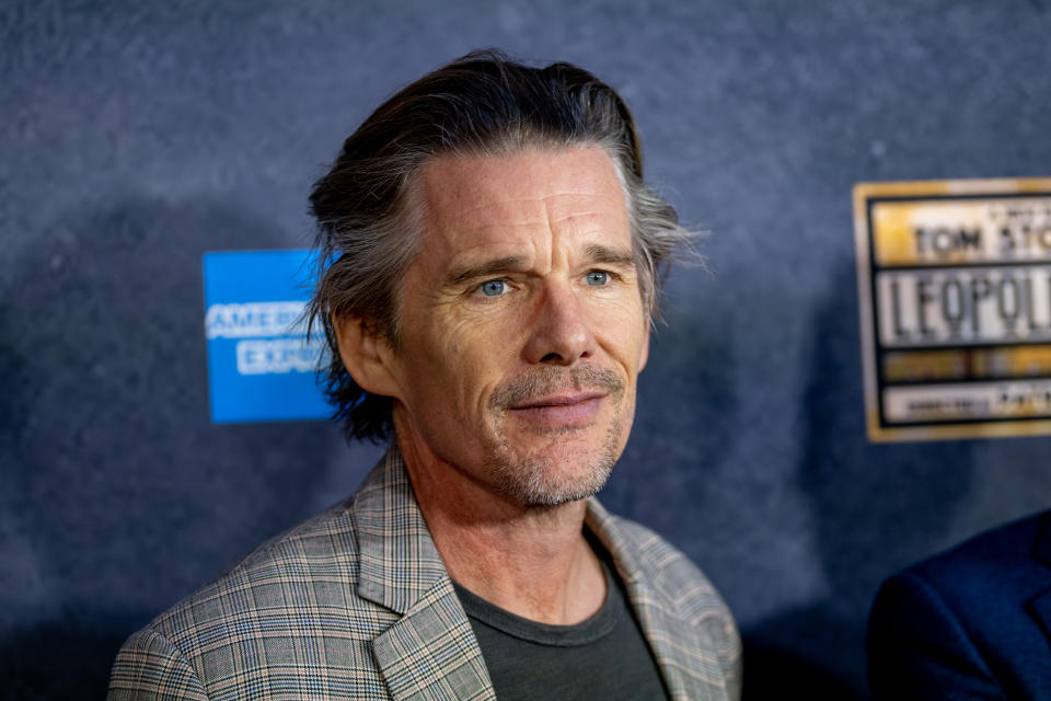 Ethan Hawke attends the "Leopoldstadt" Broadway opening night at Longacre Theatre on October 02, 2022 in New York City<span class="copyright">Roy Rochlin—Getty Images</span>