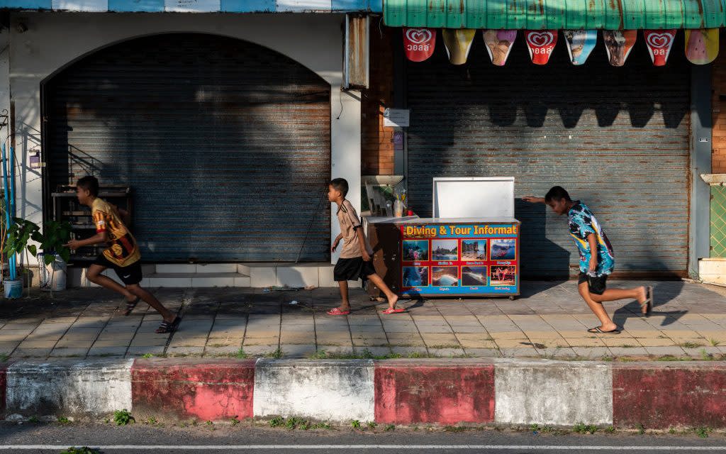 Shuttered shops in Phuket - Getty