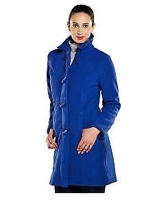 Denim & Co. Fleece Toggle Coat with Sherpa Lining, $39.12