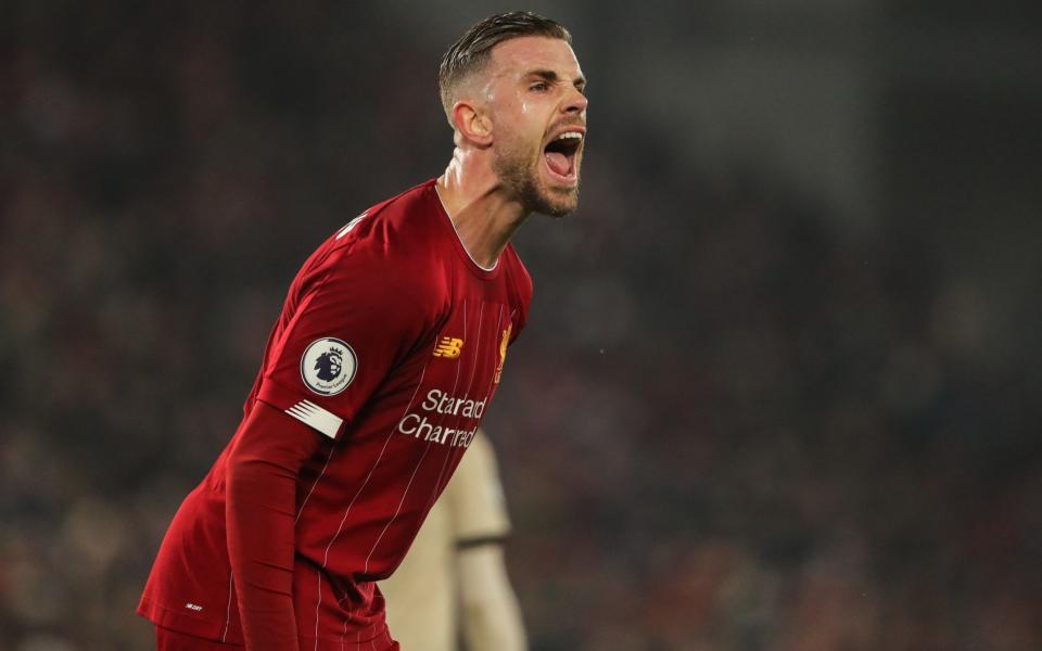 Jordan Henderson was outstanding in Liverpool's victory over Manchester United - Getty Images Europe