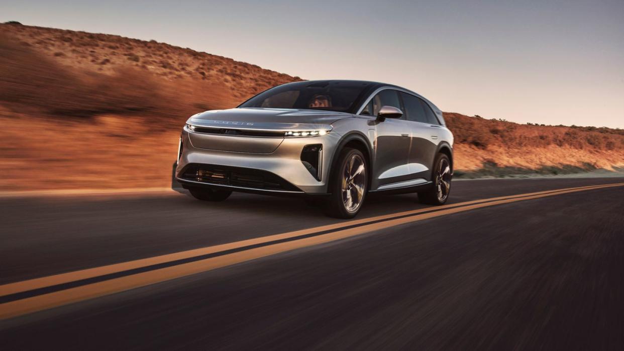 lucid motors gravity suv