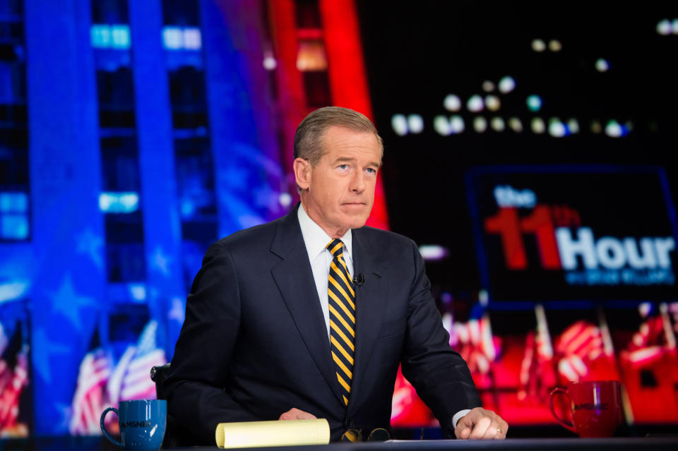 Brian Williams will be leaving The 11th Hour, the program he hosts on MSNBC, at the end of the year. (MSNBC)