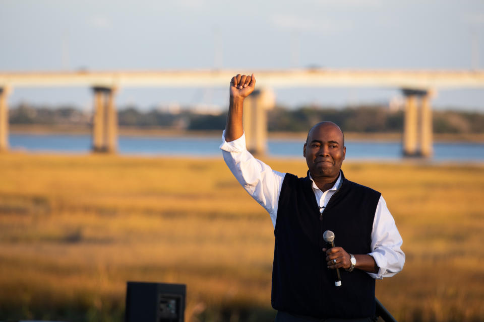 Democratic Senate candidate Jaime Harrison broke records for the most money raised by a Senate candidate during the third quarter in political history.  (Photo: LOGAN CYRUS via Getty Images)