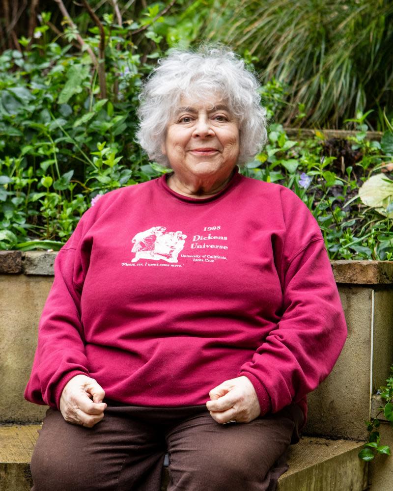 Miriam Margolyes at her home in London.