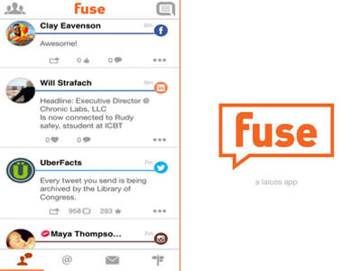Ein Zuhause für das Online-Leben. Die App Fuse will alle sozialen Netzwerke bündeln. (Bild: fuse)