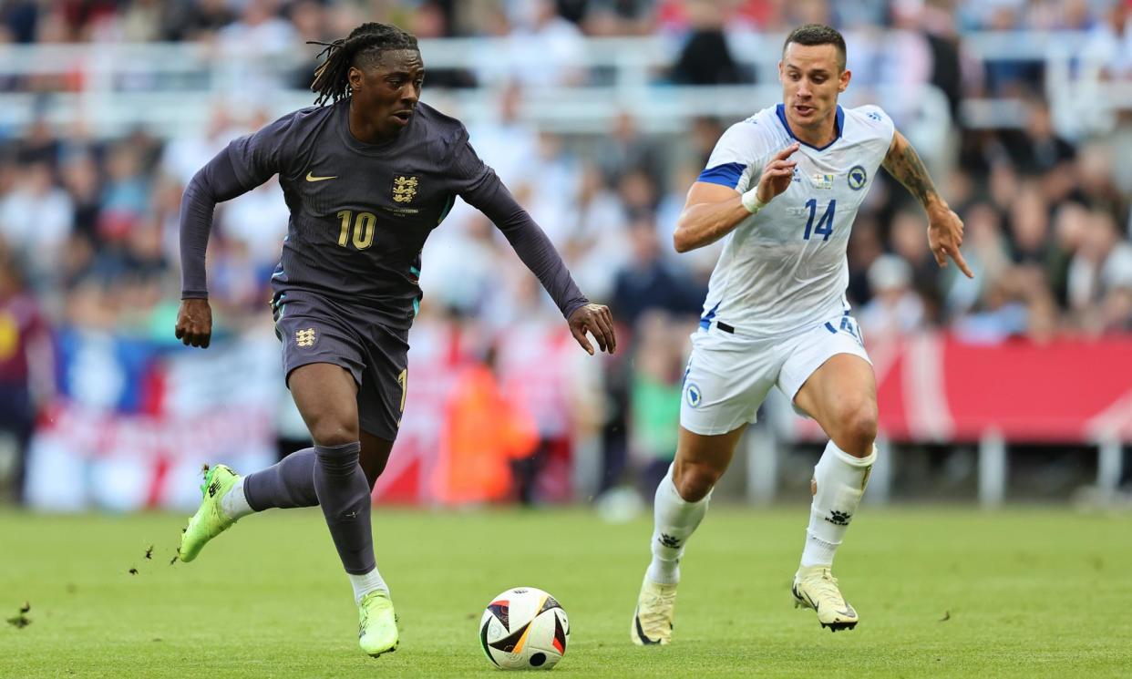 <span>Eberechi Eze’s performance was worthy of a place in England’s final squad for Euro 2024.</span><span>Photograph: Matt McNulty/The FA/Getty Images</span>