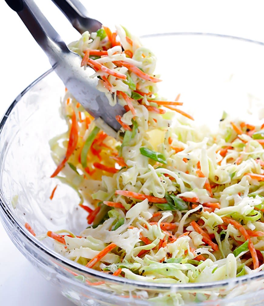 Greek Yogurt Coleslaw from Gimme Some Oven
