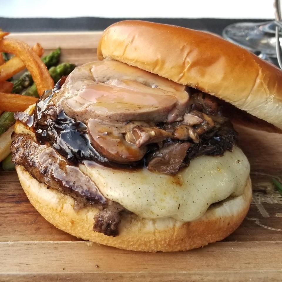 The Louis XIII Burger at Chateau 13 in Bradenton.